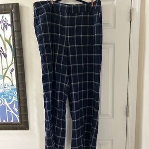 Plaid Wide Leg pants